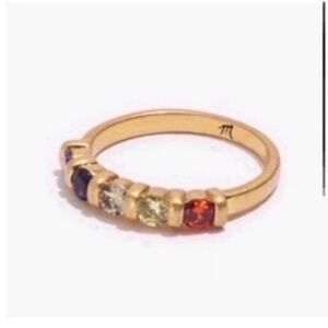 MADEWELL RAINBOW CRYSTAL RING